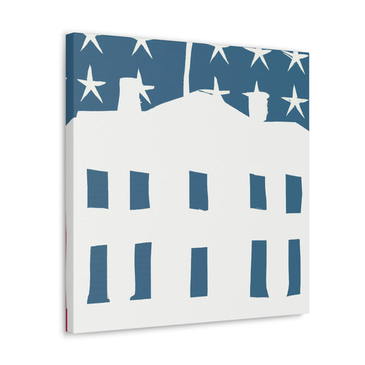 "White House Simplicity" - Canvas