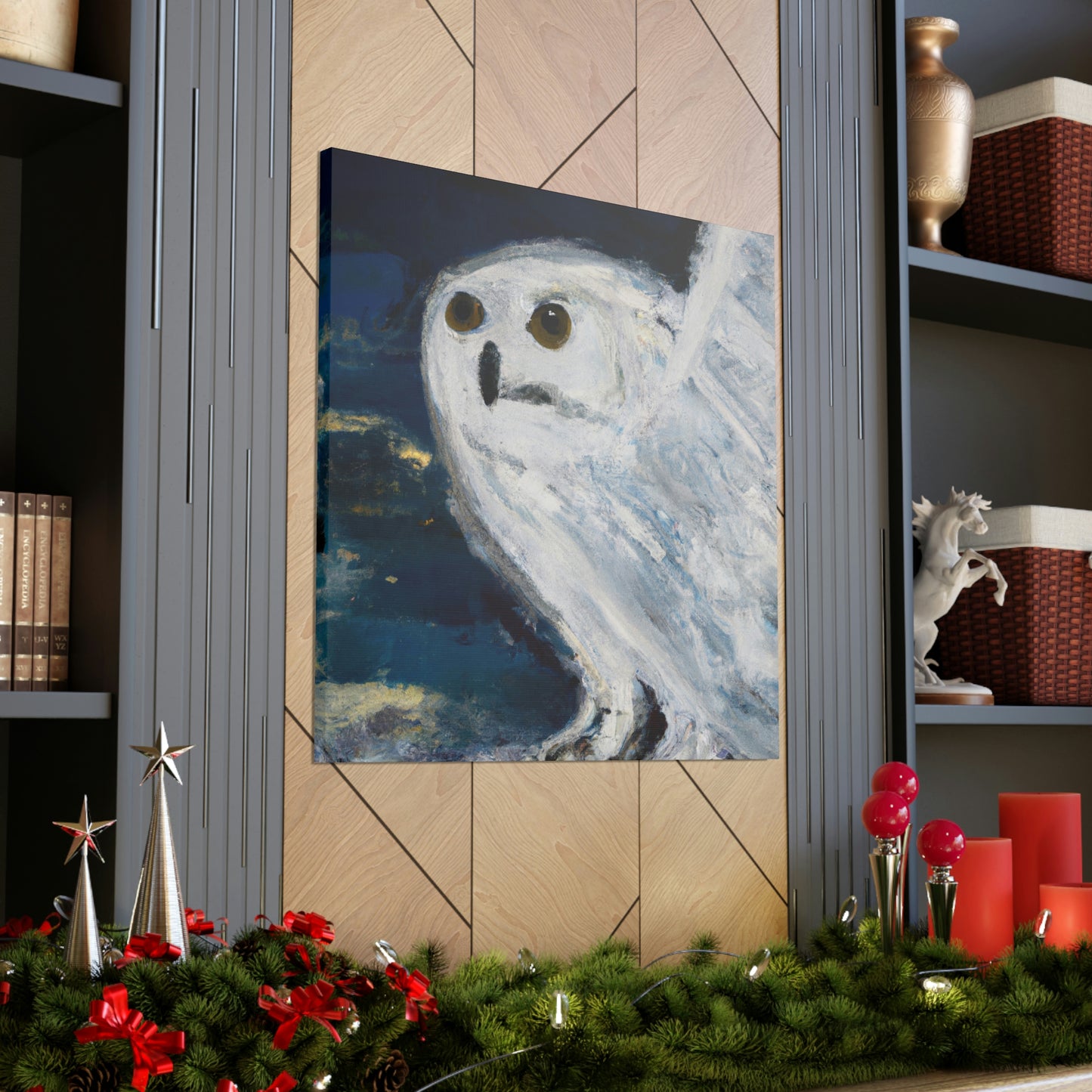 Snowy Owl Majesty - Canvas