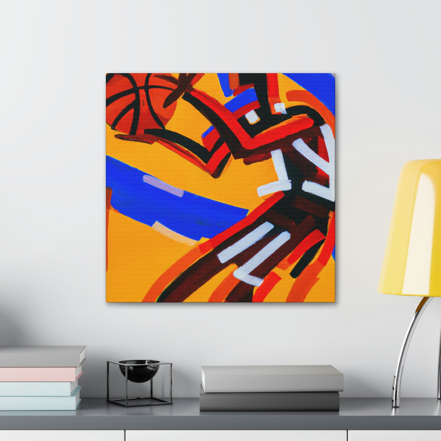 Basketball in Abstractions - Canvas