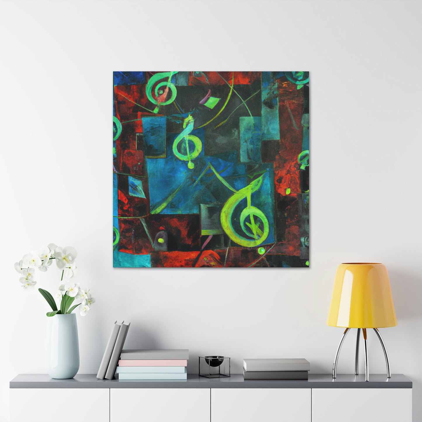 Music of Melody. - Canvas