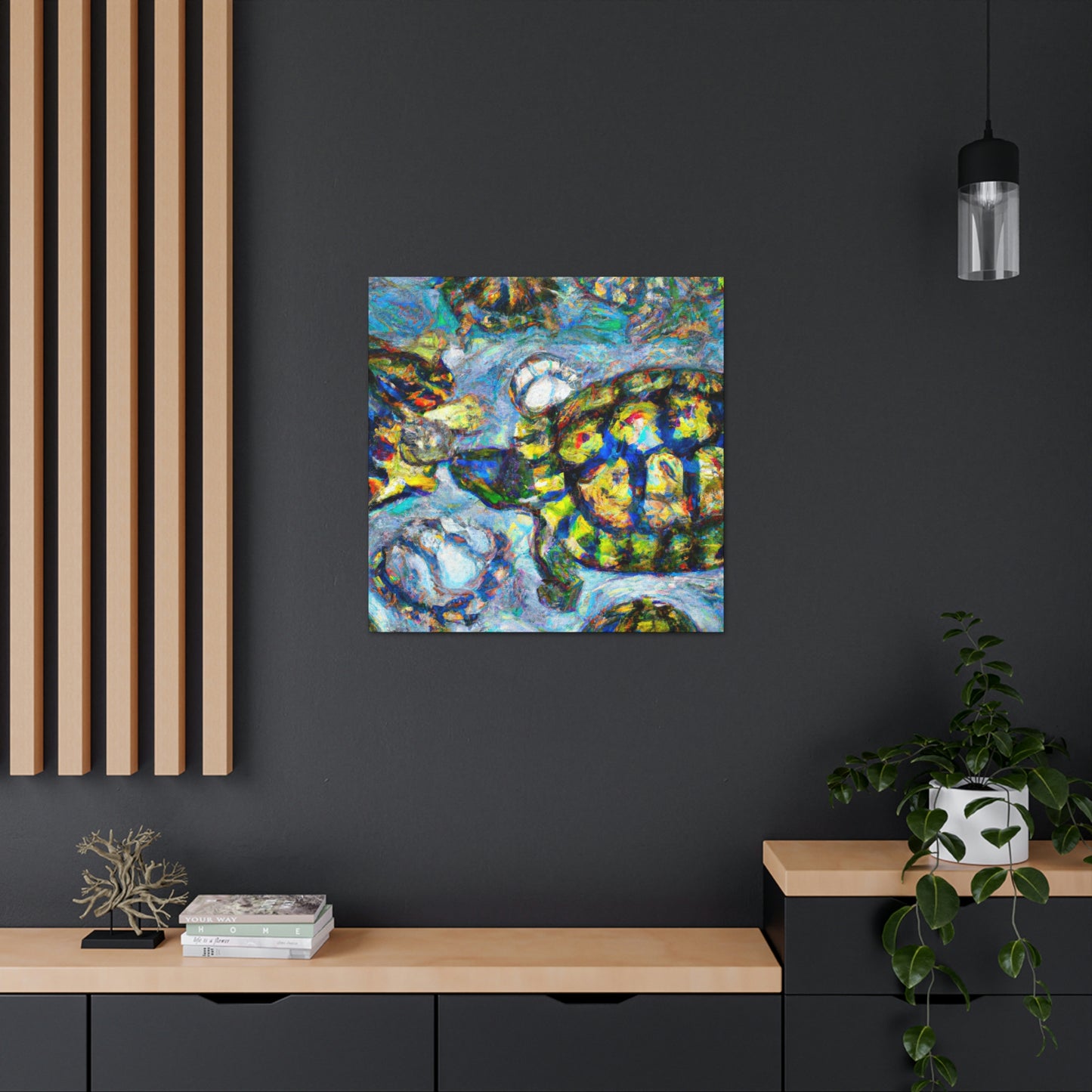 Turtles By Monet - Canvas