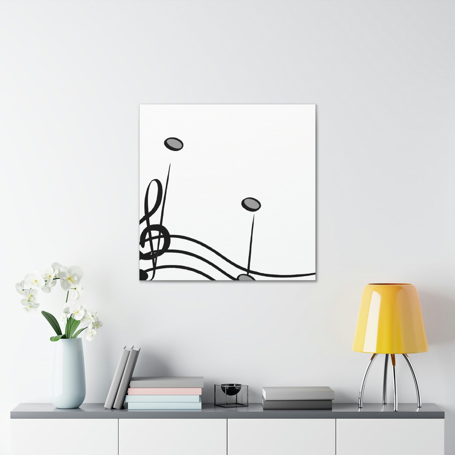 "Music of Minimalism" - Canvas