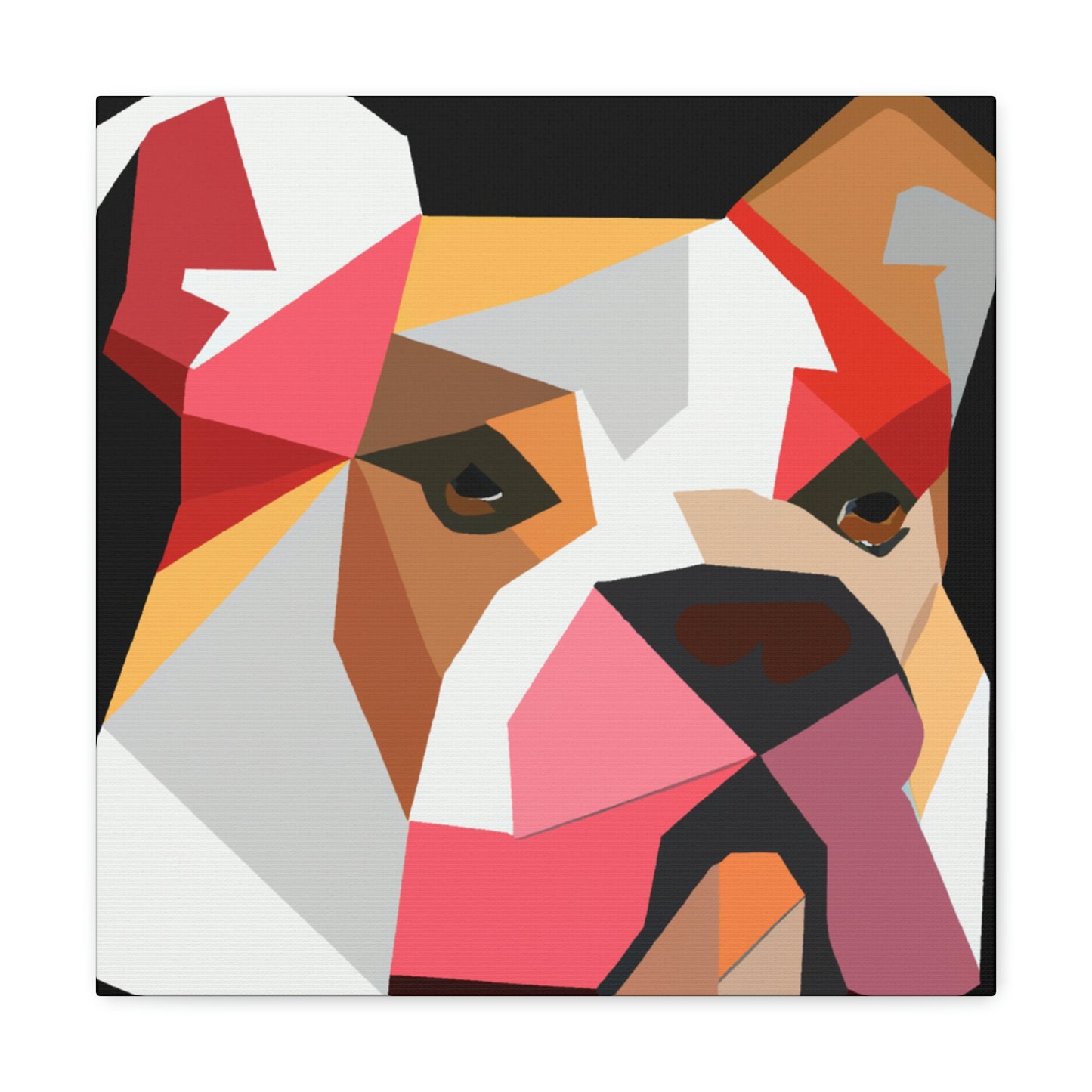 American Bulldog Minimalism - Canvas