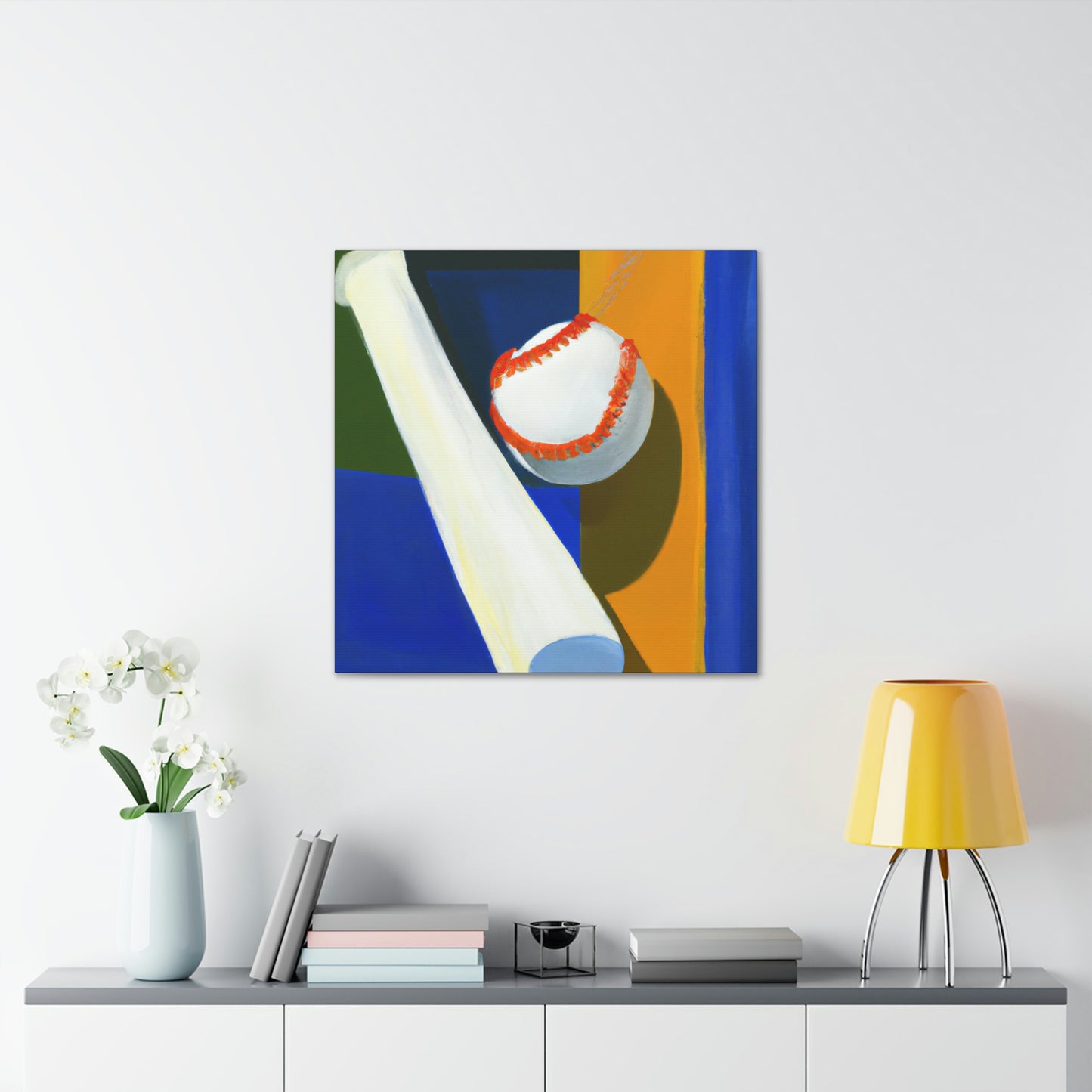 Baseball's Minimalism - Canvas