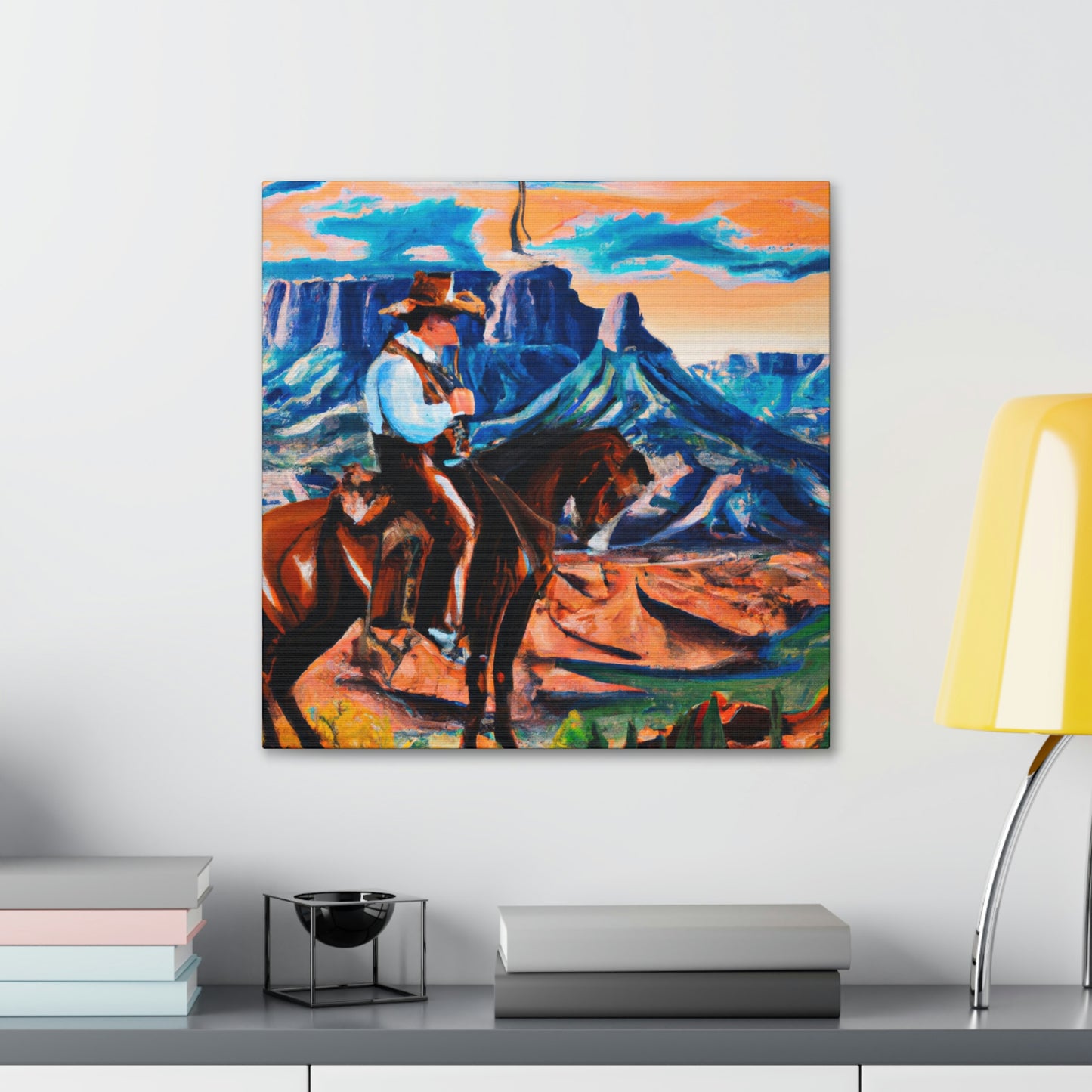 Saddle in Splendor - Canvas