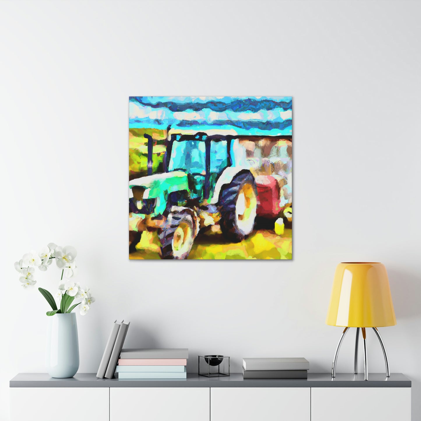 A Tractor's Endurance - Canvas