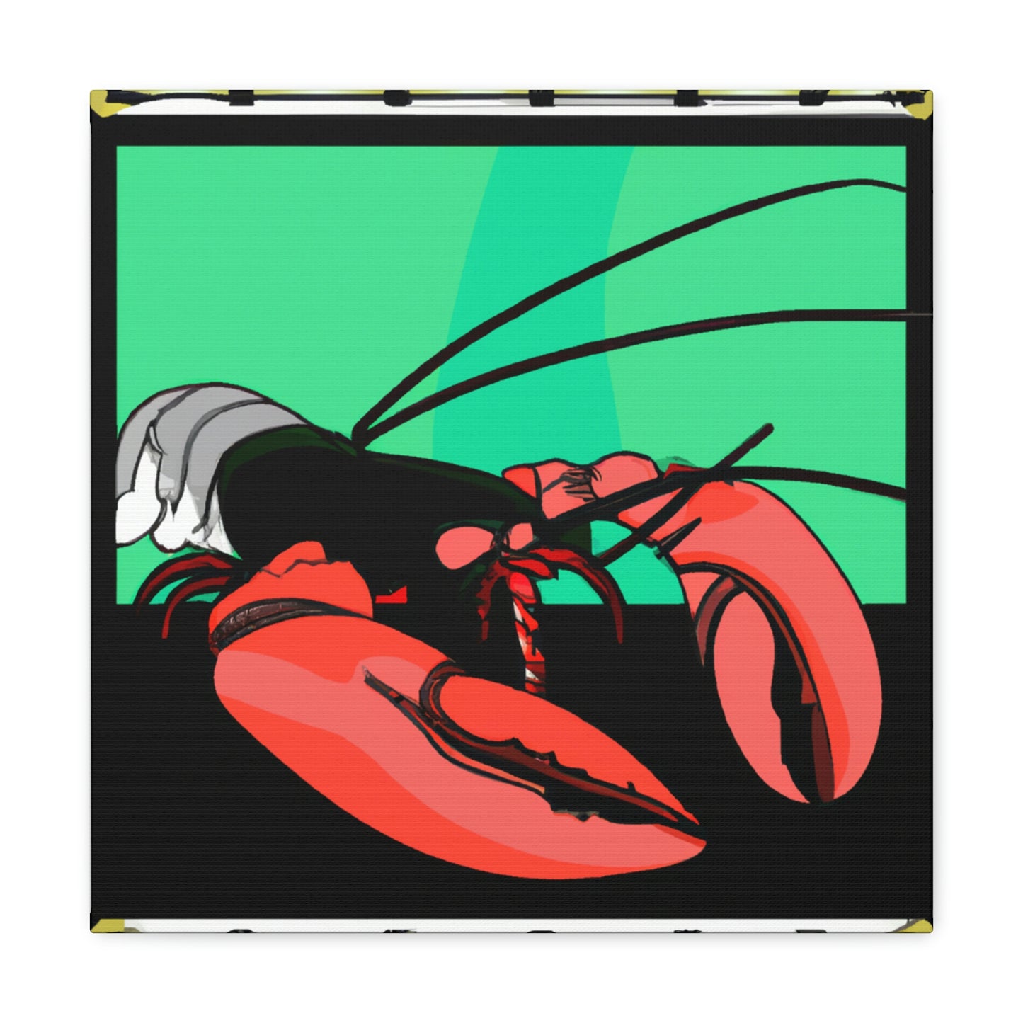 "Lobster Lures Lovingly" - Canvas