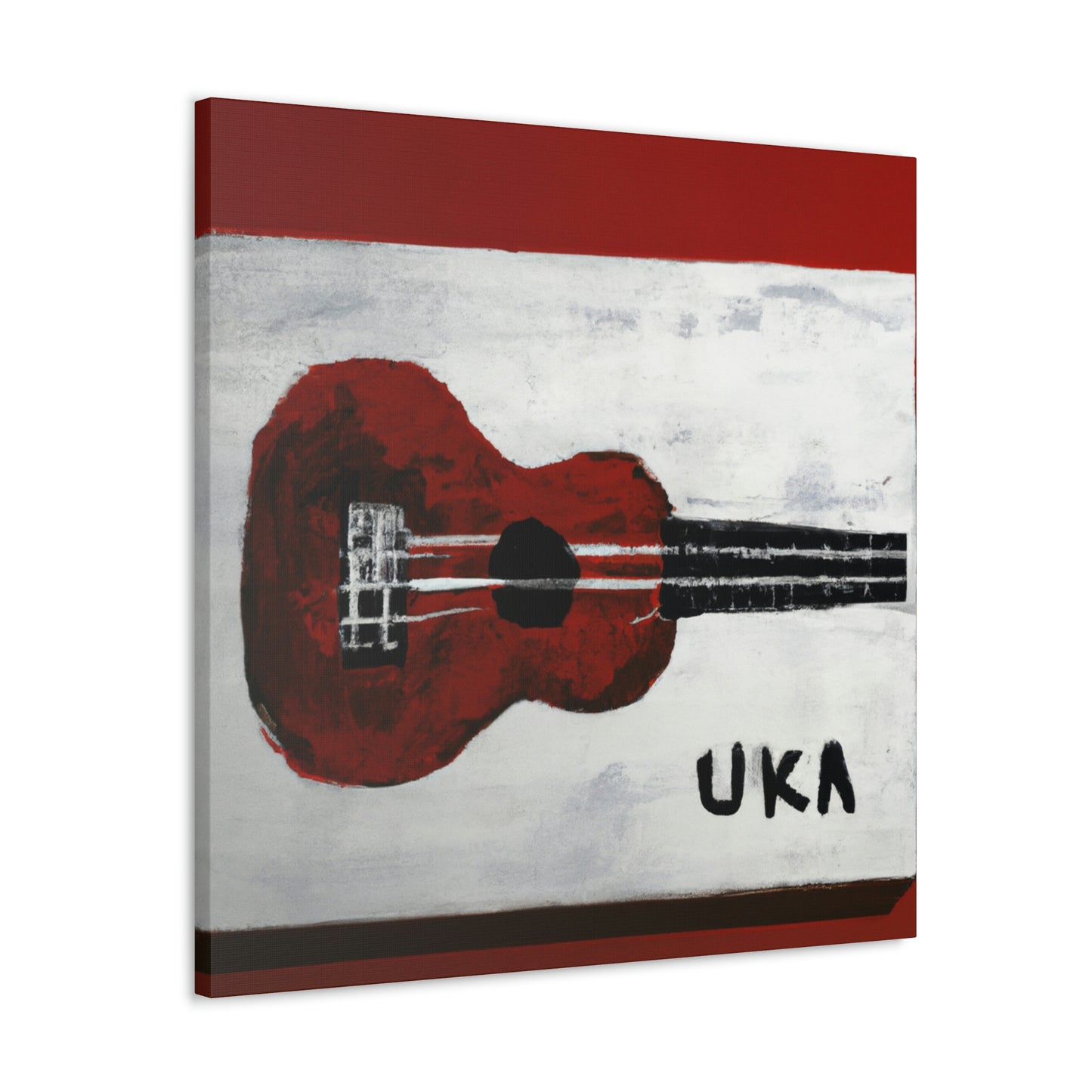 "Ukulele Minimalism Dream" - Canvas