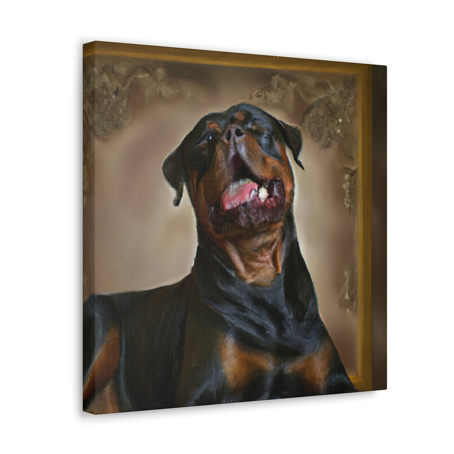 Rottweiler in Baroque - Canvas