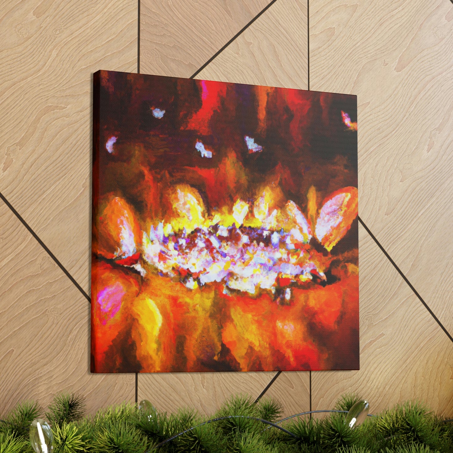 Loving Fireflies Glow. - Canvas