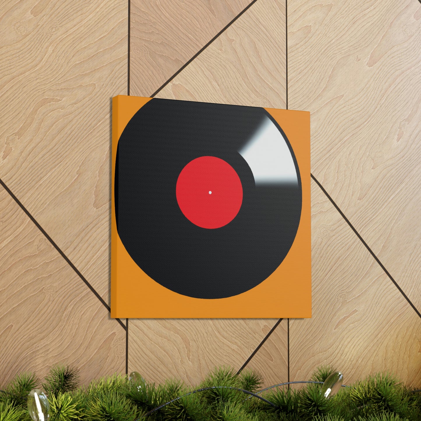 Vinyl Story Told Minimally - Canvas