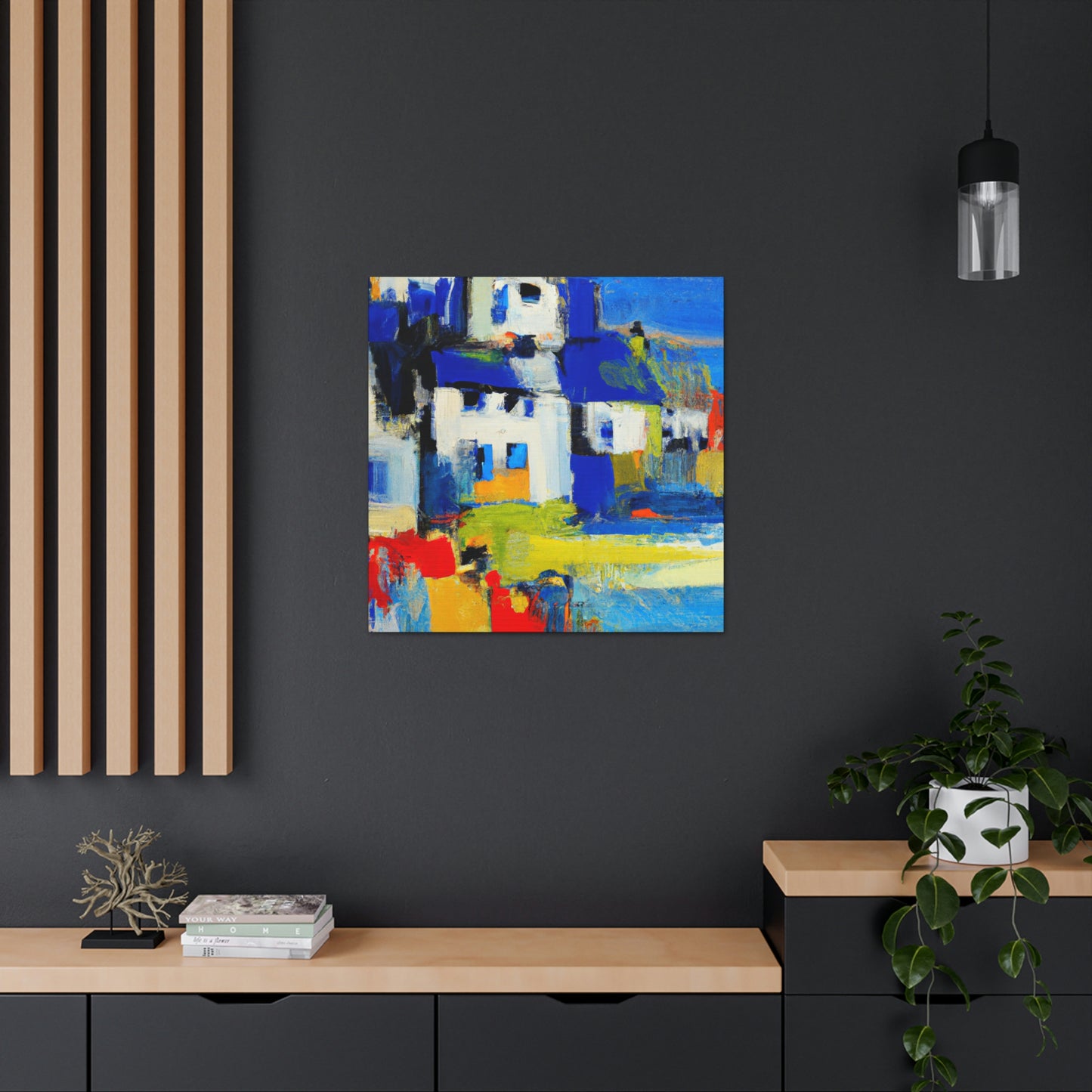 "Cottage Seaside Dreaming" - Canvas