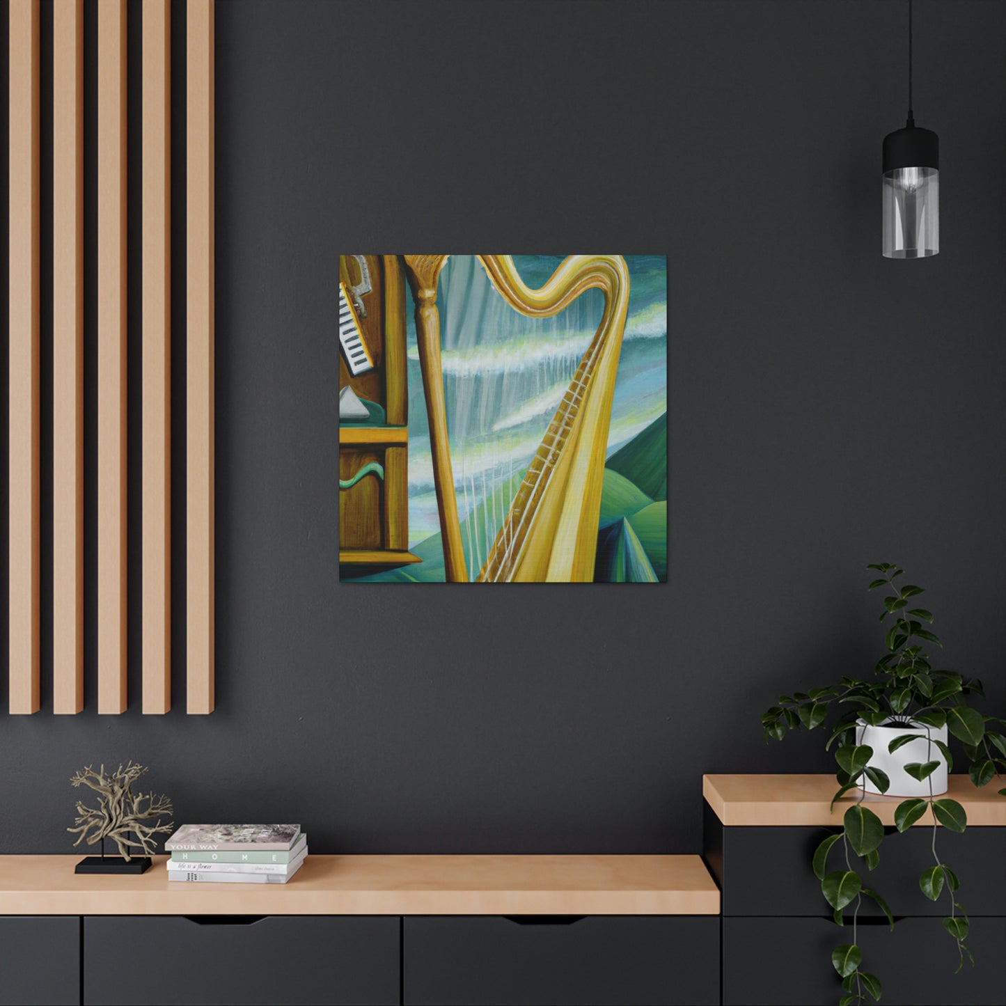 Harp of Dreams Unbound - Canvas