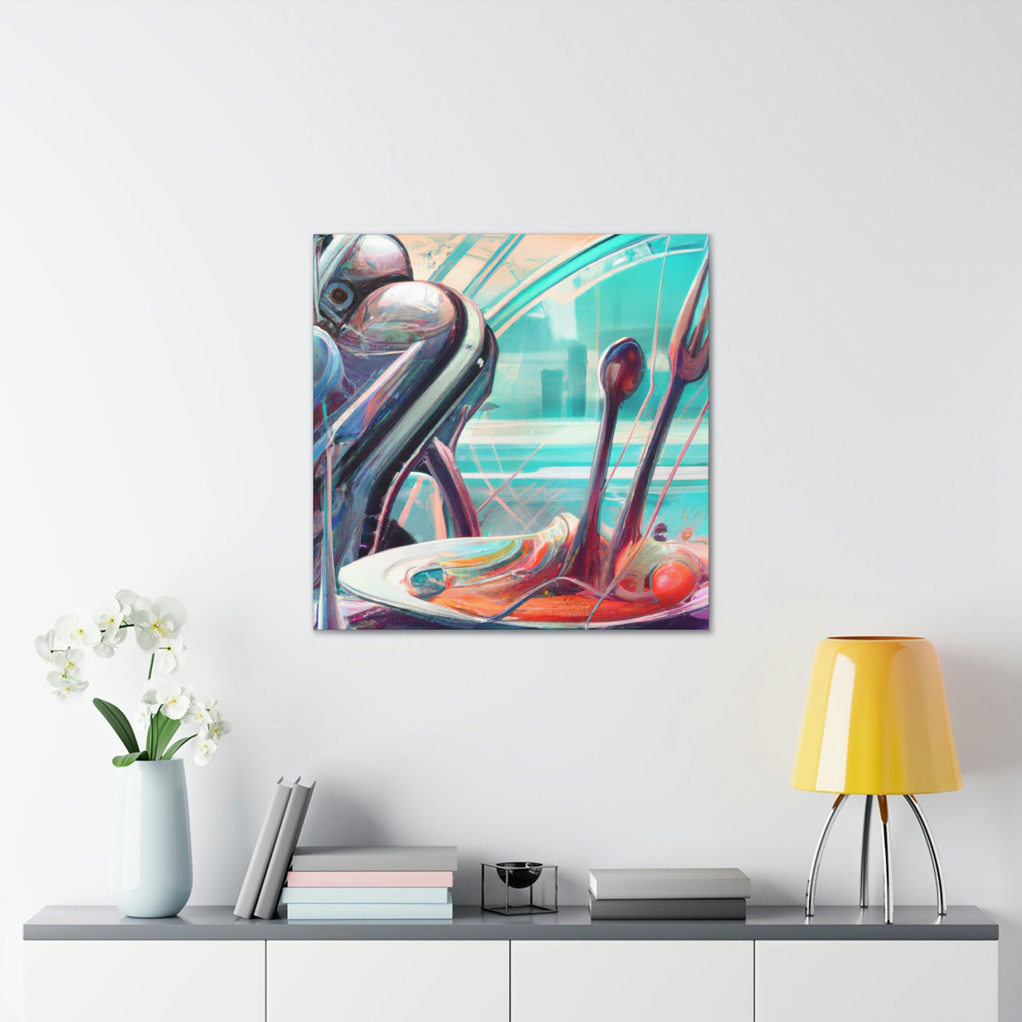 Silverware Reflection Dream - Canvas