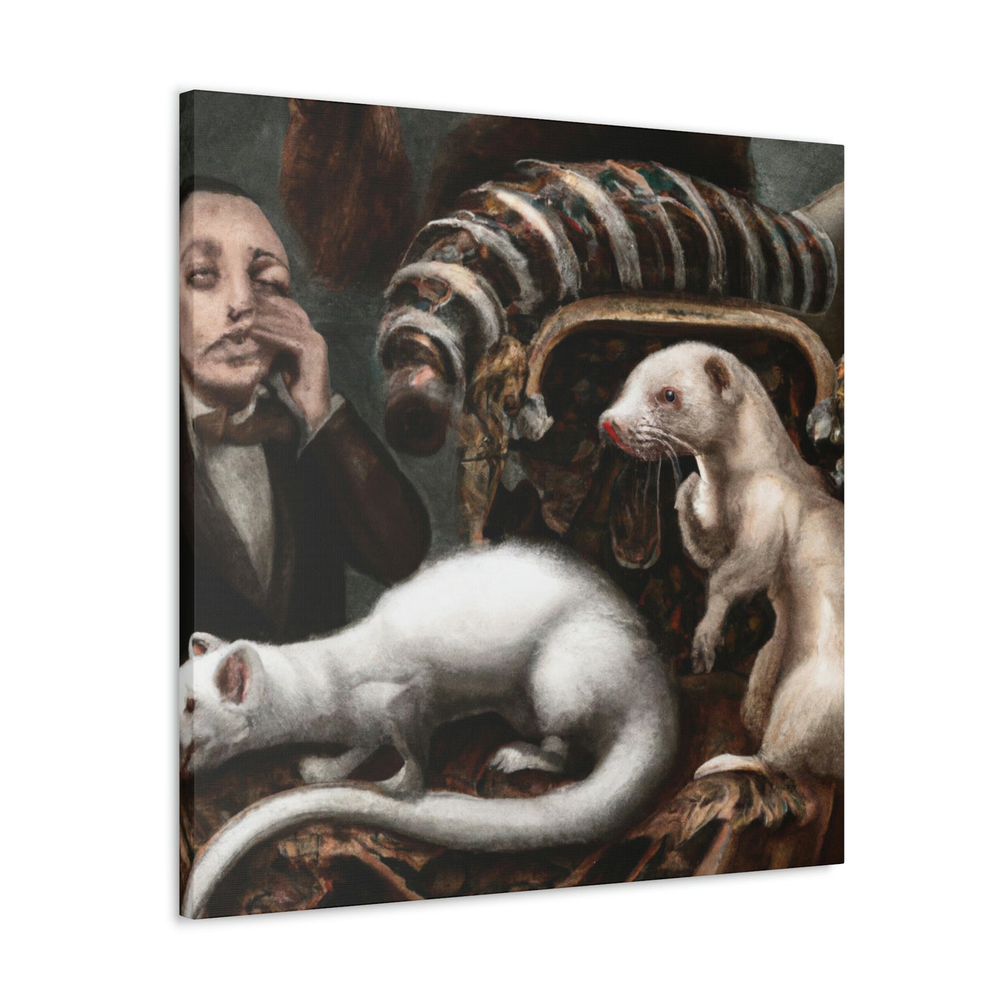 Ferret in Surreality - Canvas