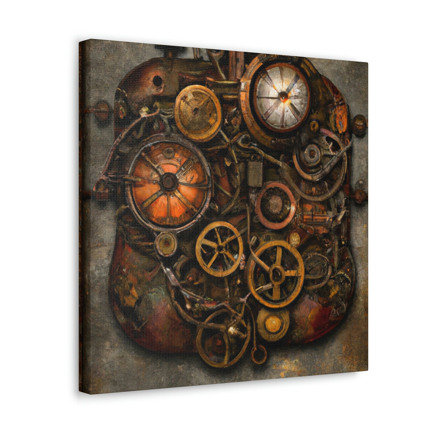 Clockwork Cloudscape Dreaming - Canvas