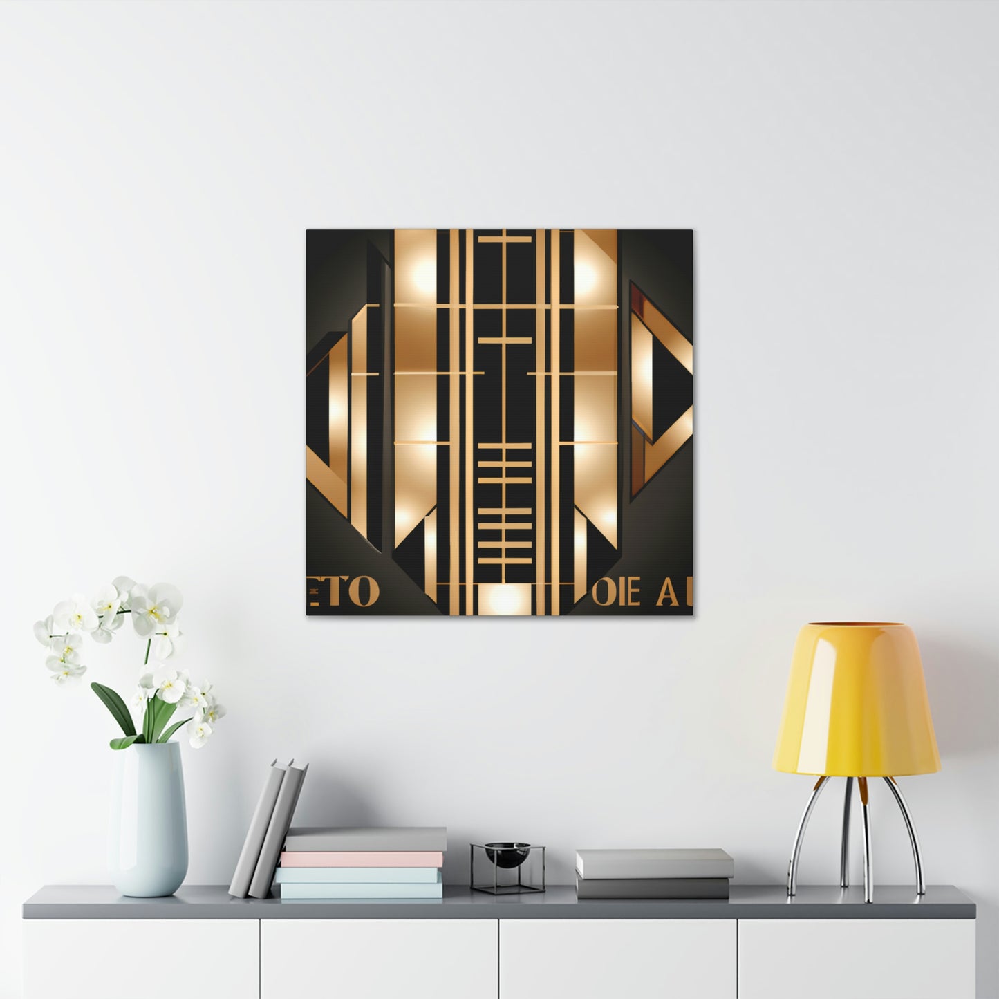 "Jazz Age Radiance" - Canvas