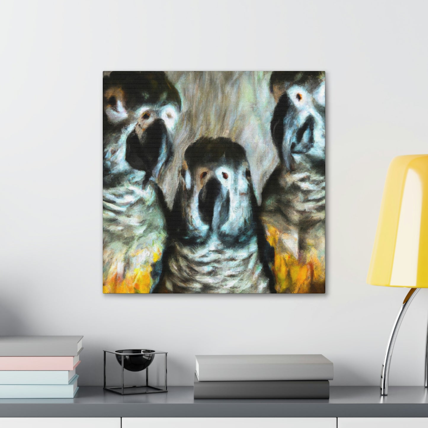 Parrot Party in Senegal - Canvas