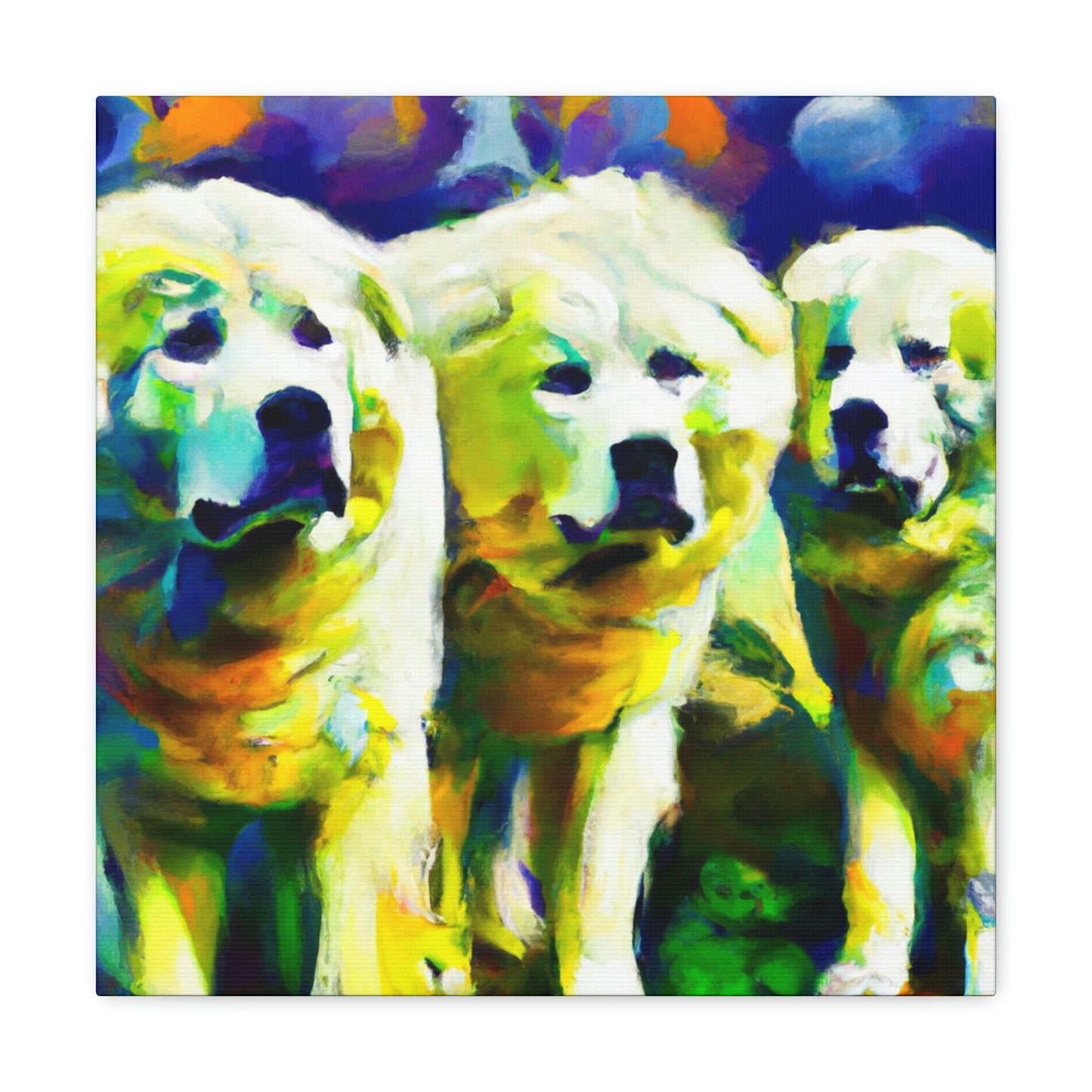 Great Pyrenees Mystery - Canvas