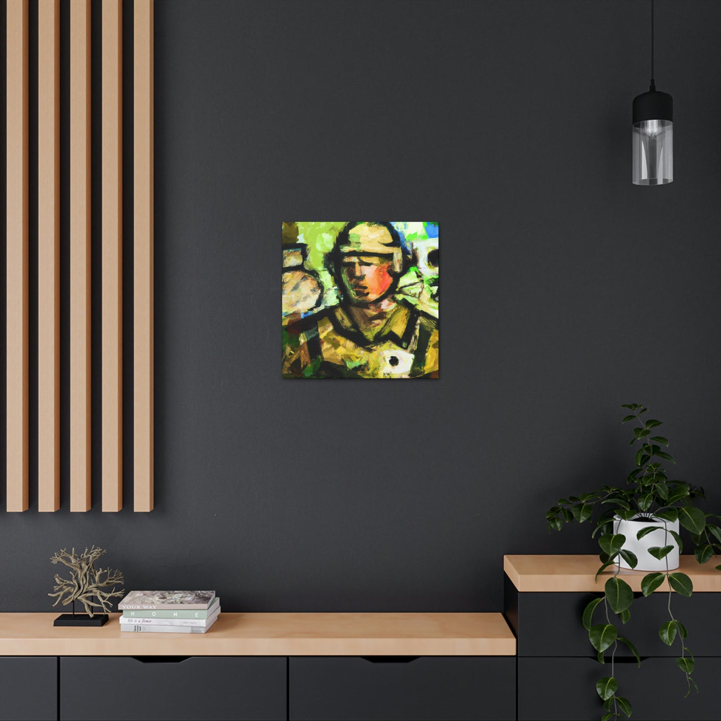 Engineer with Fauvism - Canvas