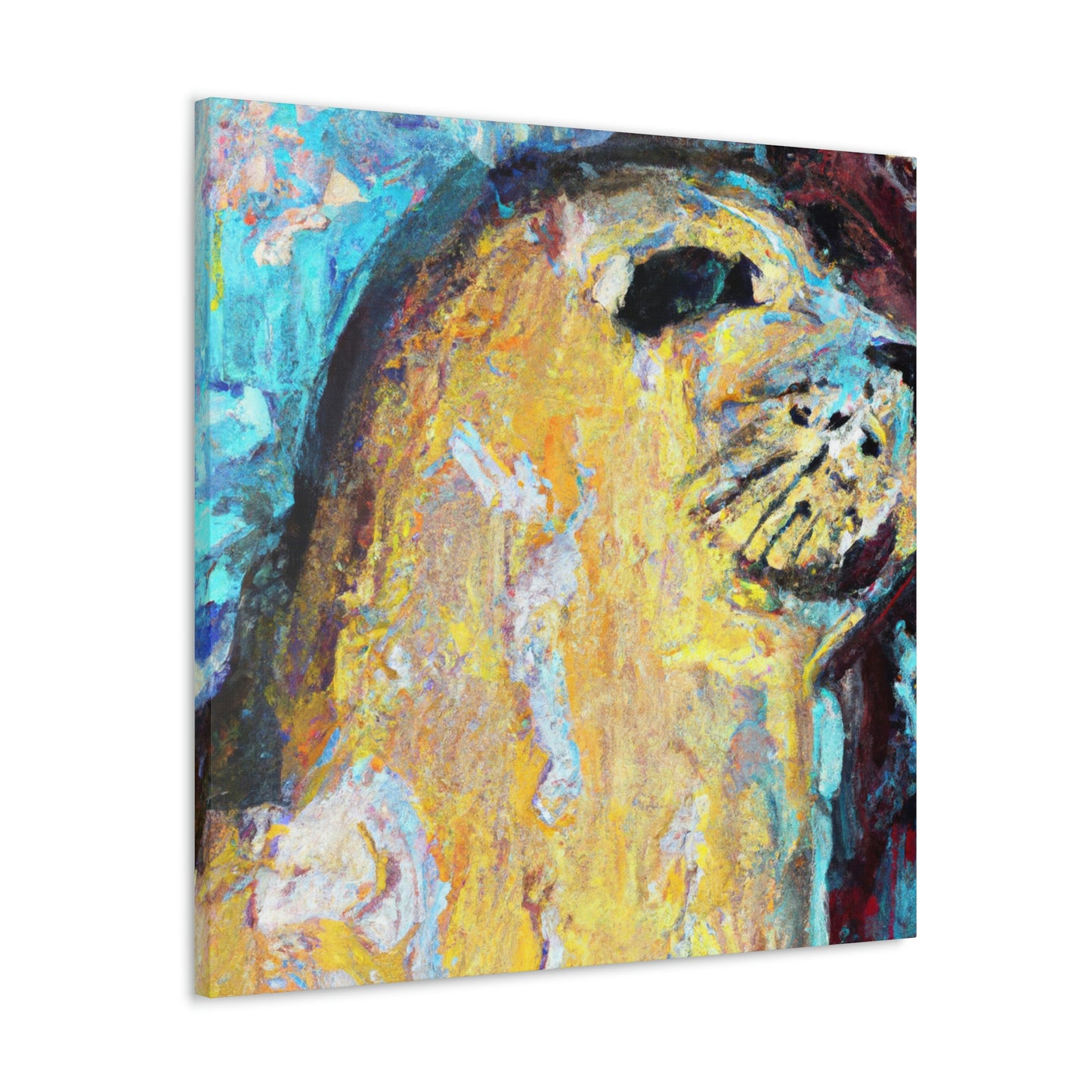 "Seal in Expressionism" - Canvas