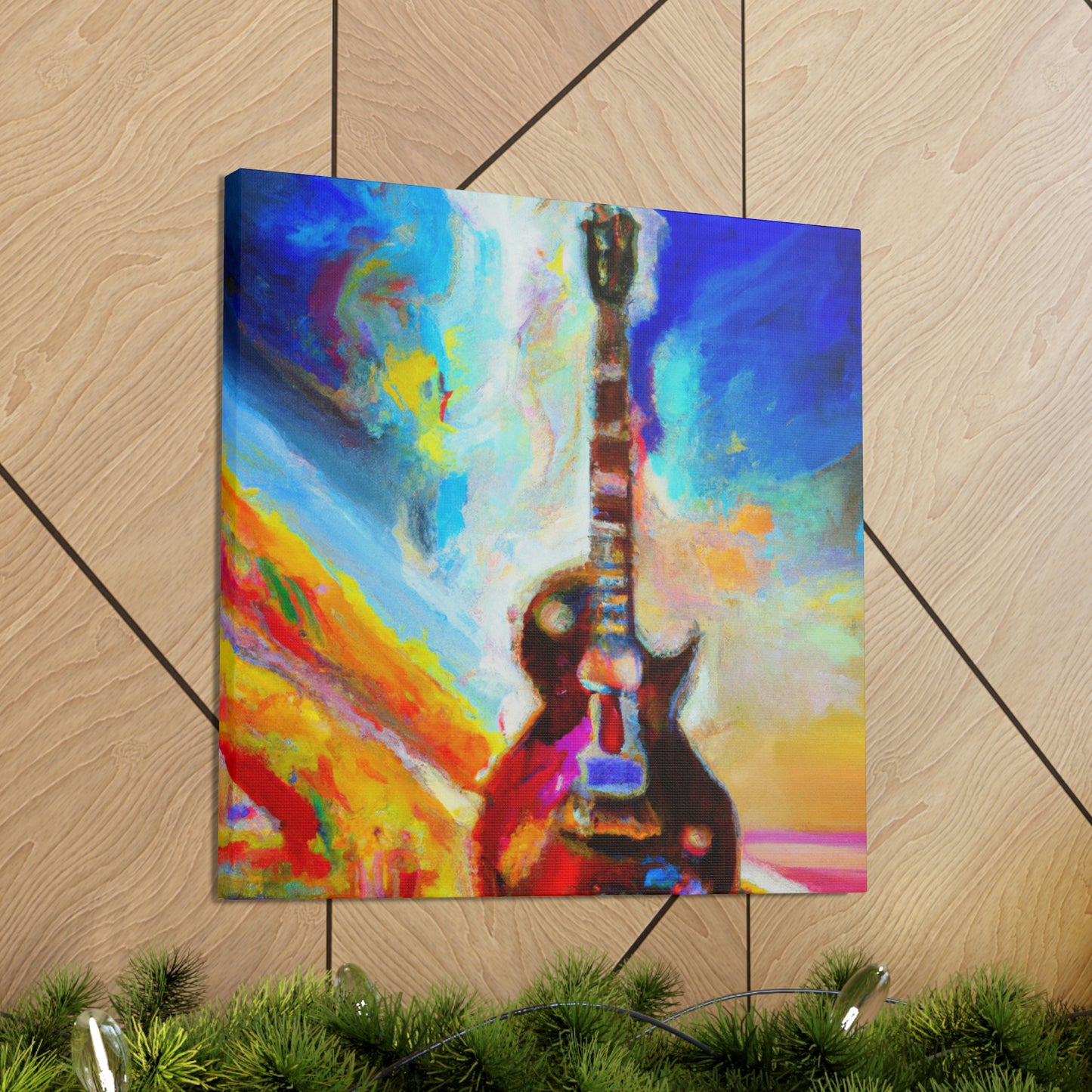 Gibson in Abstract Forms - Canvas