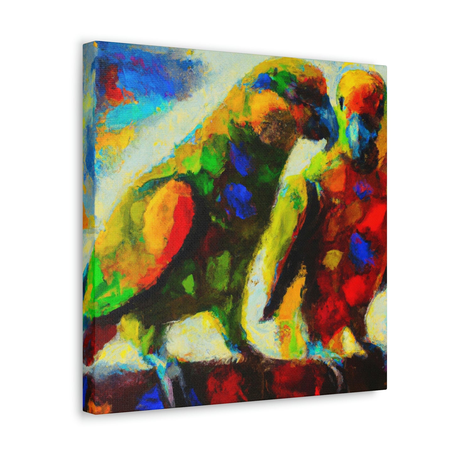 "Pionus Mystic Journey" - Canvas