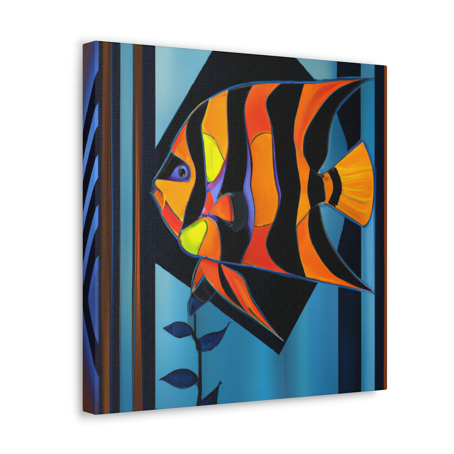 "Stardust Celestial Angelfish" - Canvas