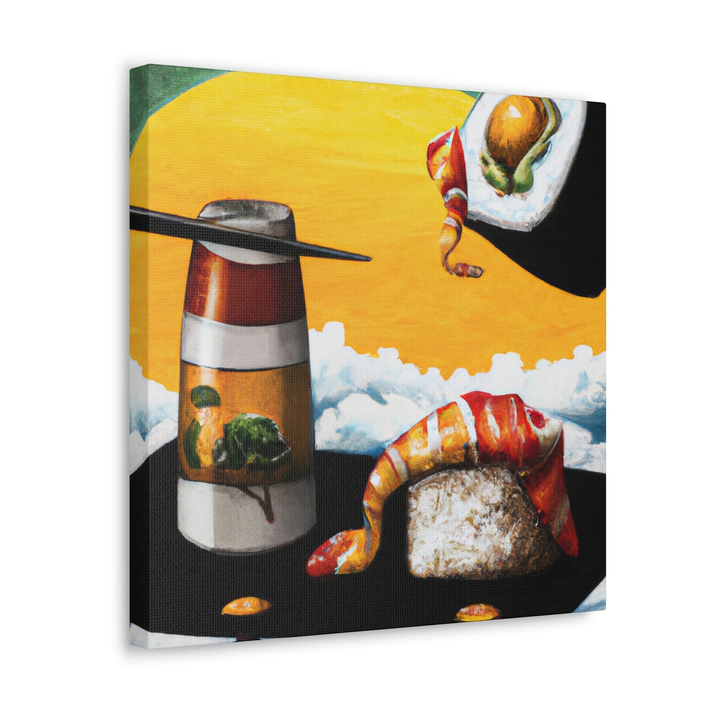 "Sushi in Surrealism" - Canvas