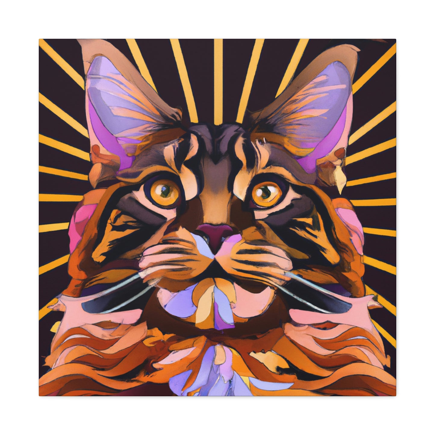 "Coon Cat Coiffure" - Canvas