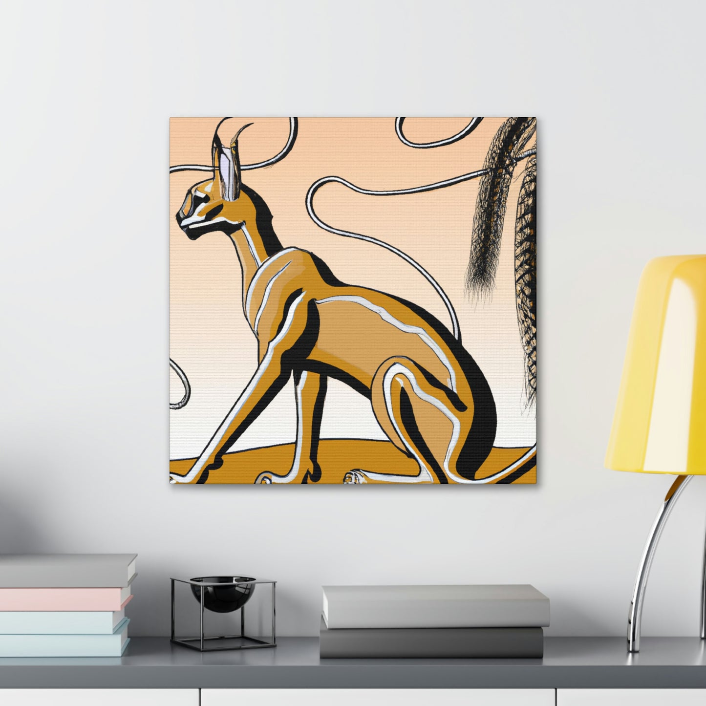 "Caracal Majestic Majesty" - Canvas