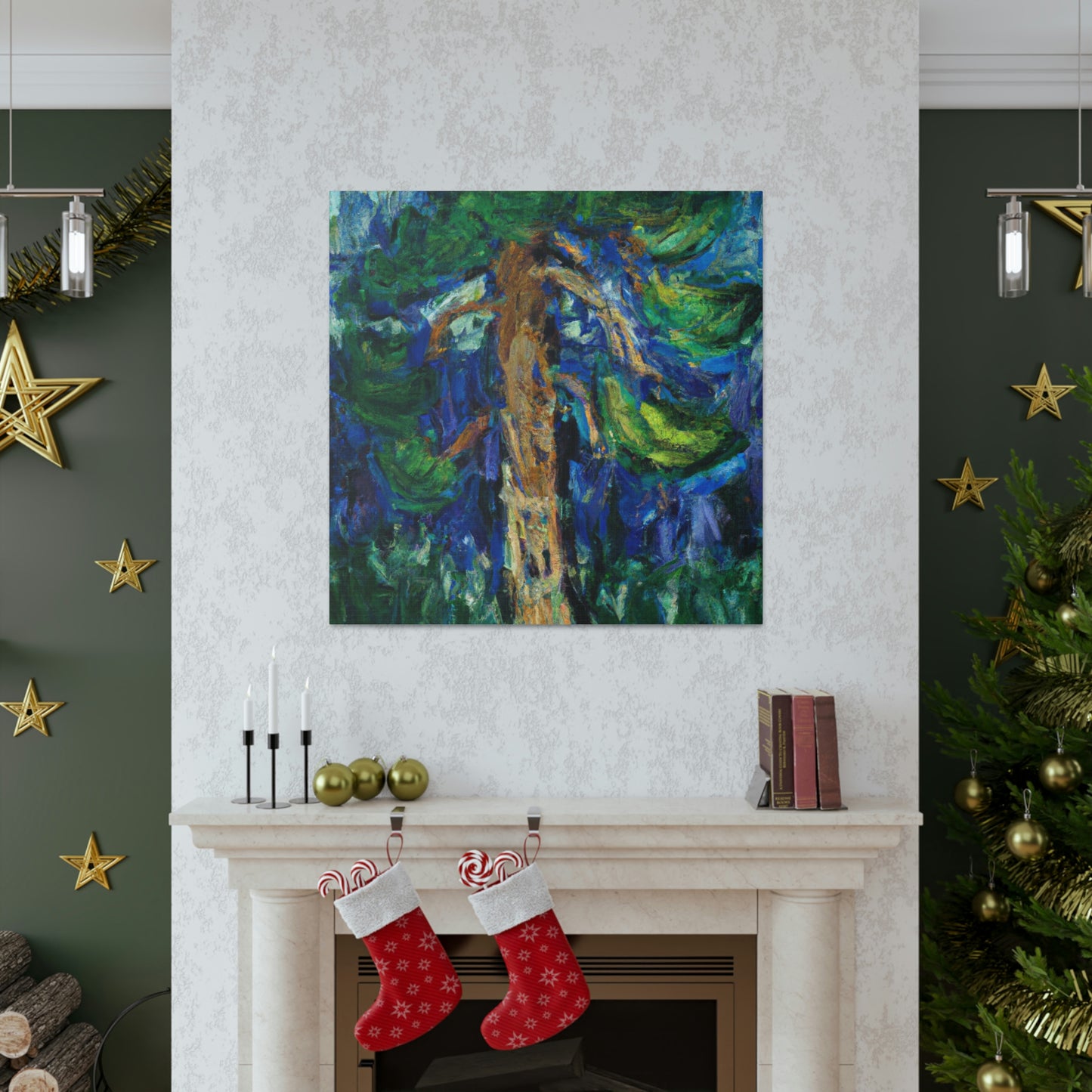 "Pine Tree Lyrical Magic" - Canvas