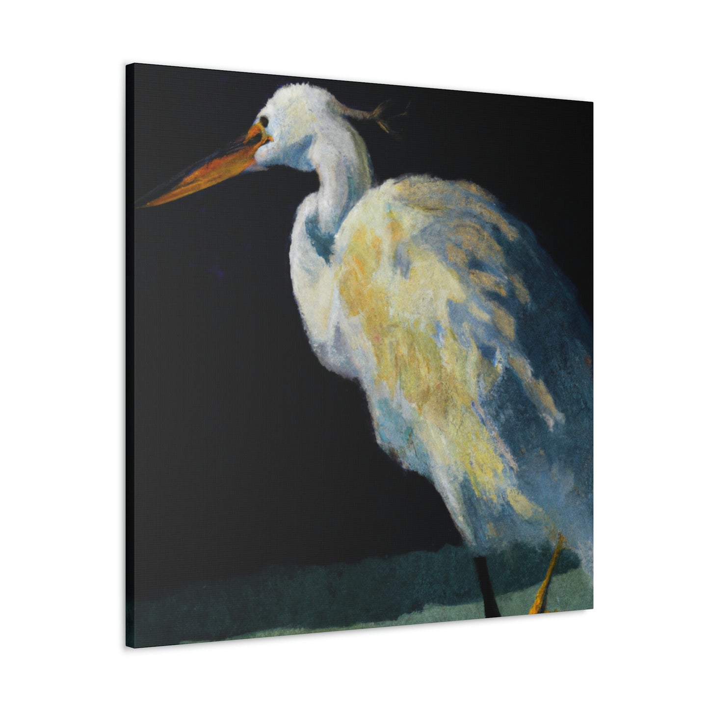 Snowy Egret Serenity - Canvas