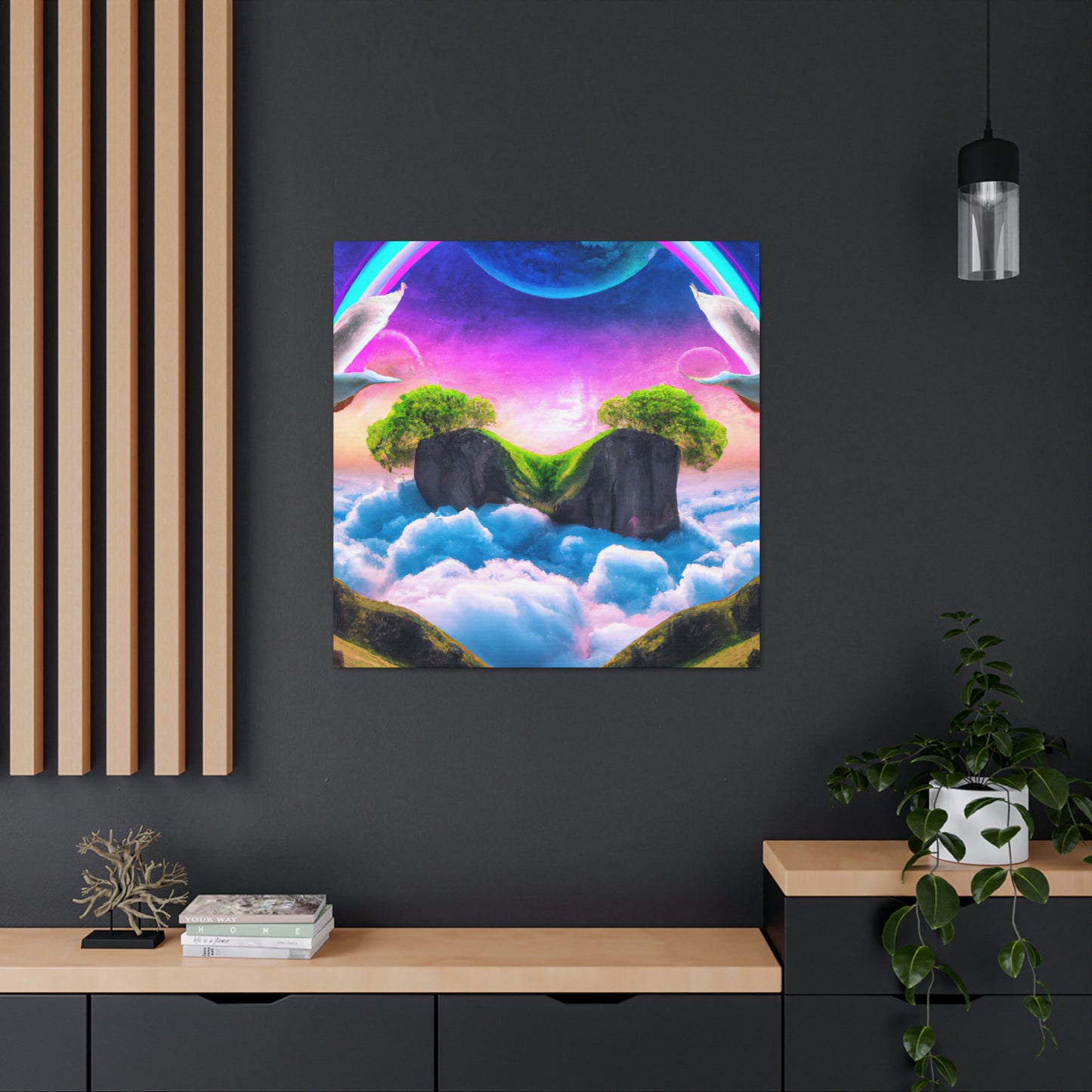 "Dreamy Supernatural Vista" - Canvas