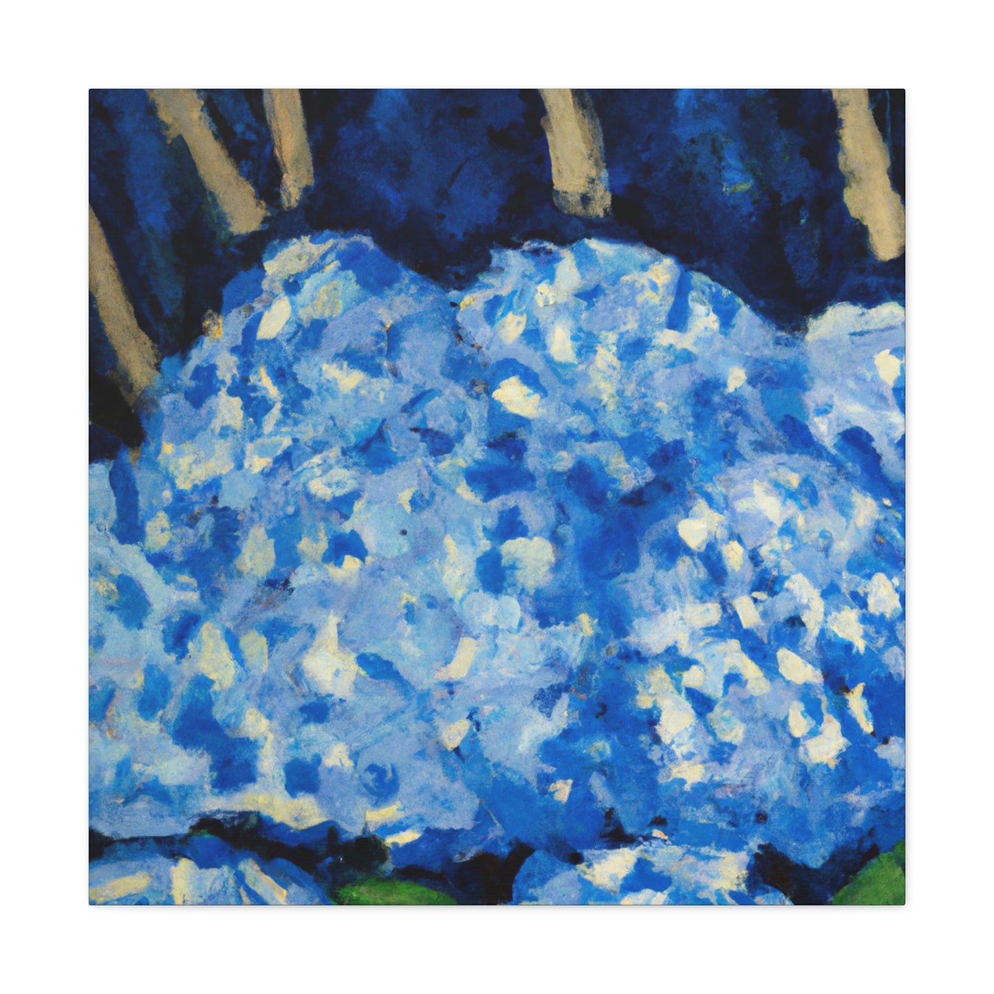 "Hydrangea Splendor Ablaze" - Canvas