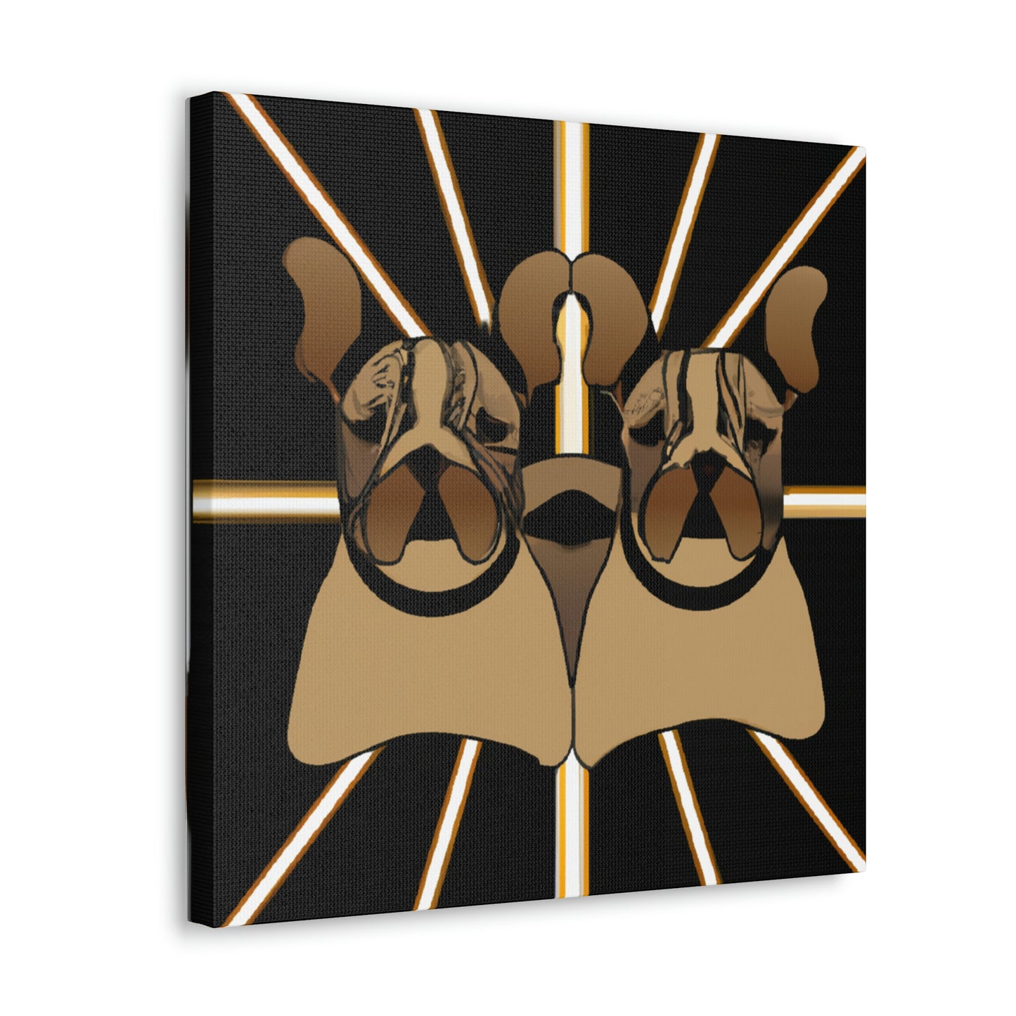 "Bulldog Storms Roaring Twenties" - Canvas