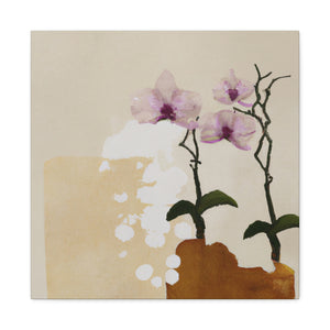 "Orchid In Movement" - Canvas