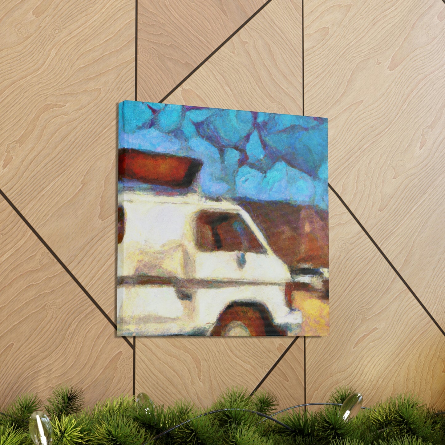 Van of Wanderlust - Canvas