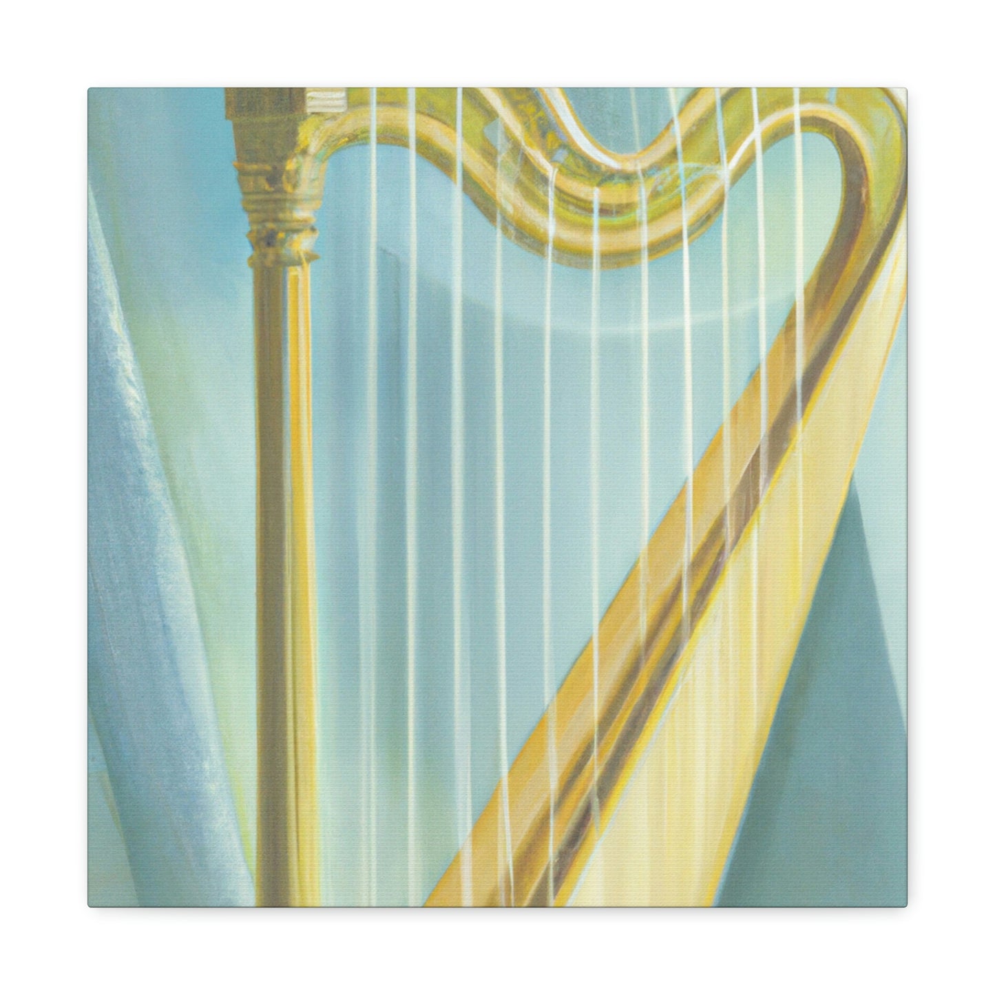 "Harp in Art Deco" - Canvas