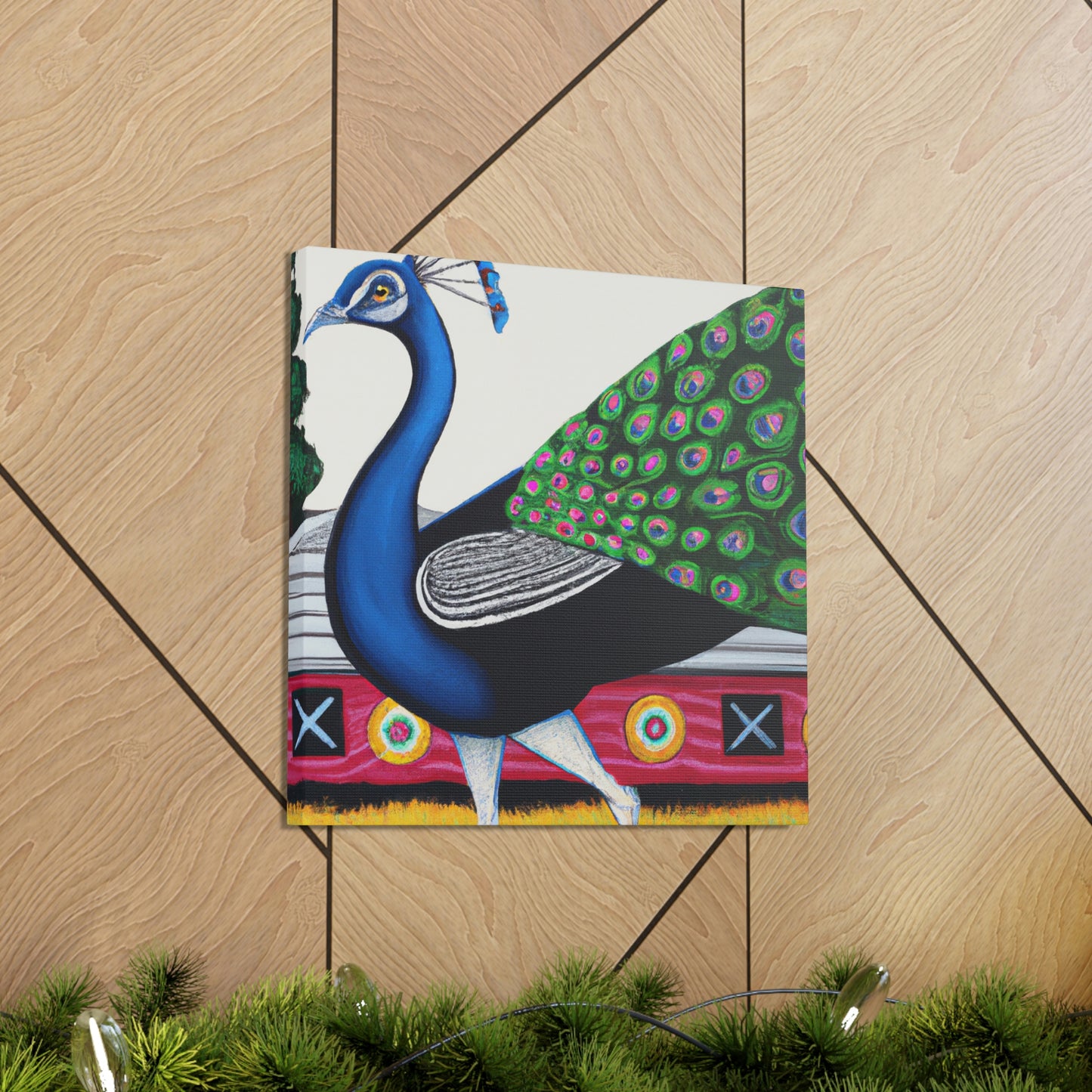 "Peacock in Paradise" - Canvas