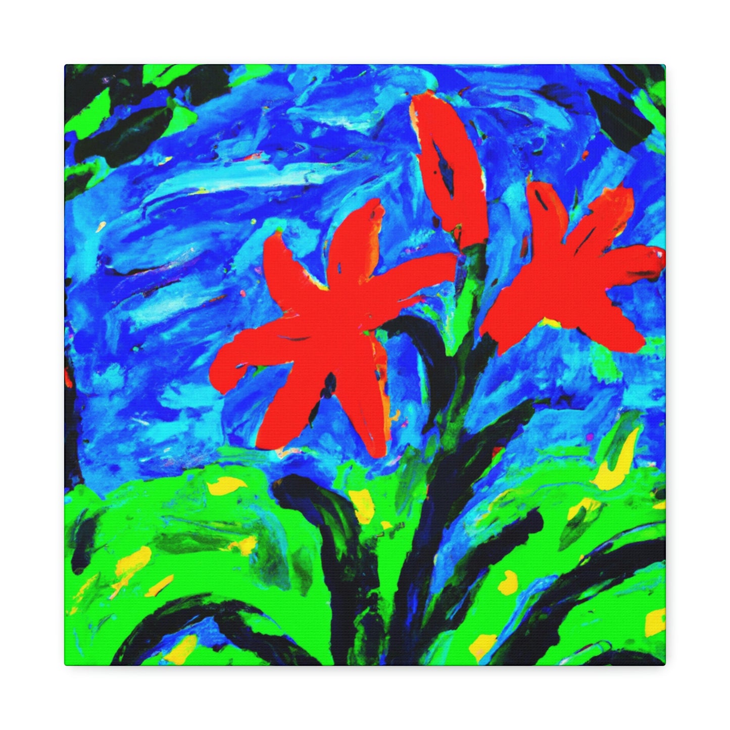 Lily in Expressionism - Canvas