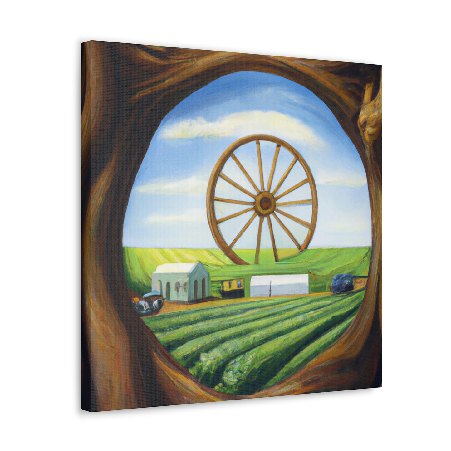 Revolutionary Wagon Wheel - Canvas