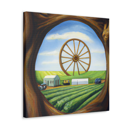 Revolutionary Wagon Wheel - Canvas