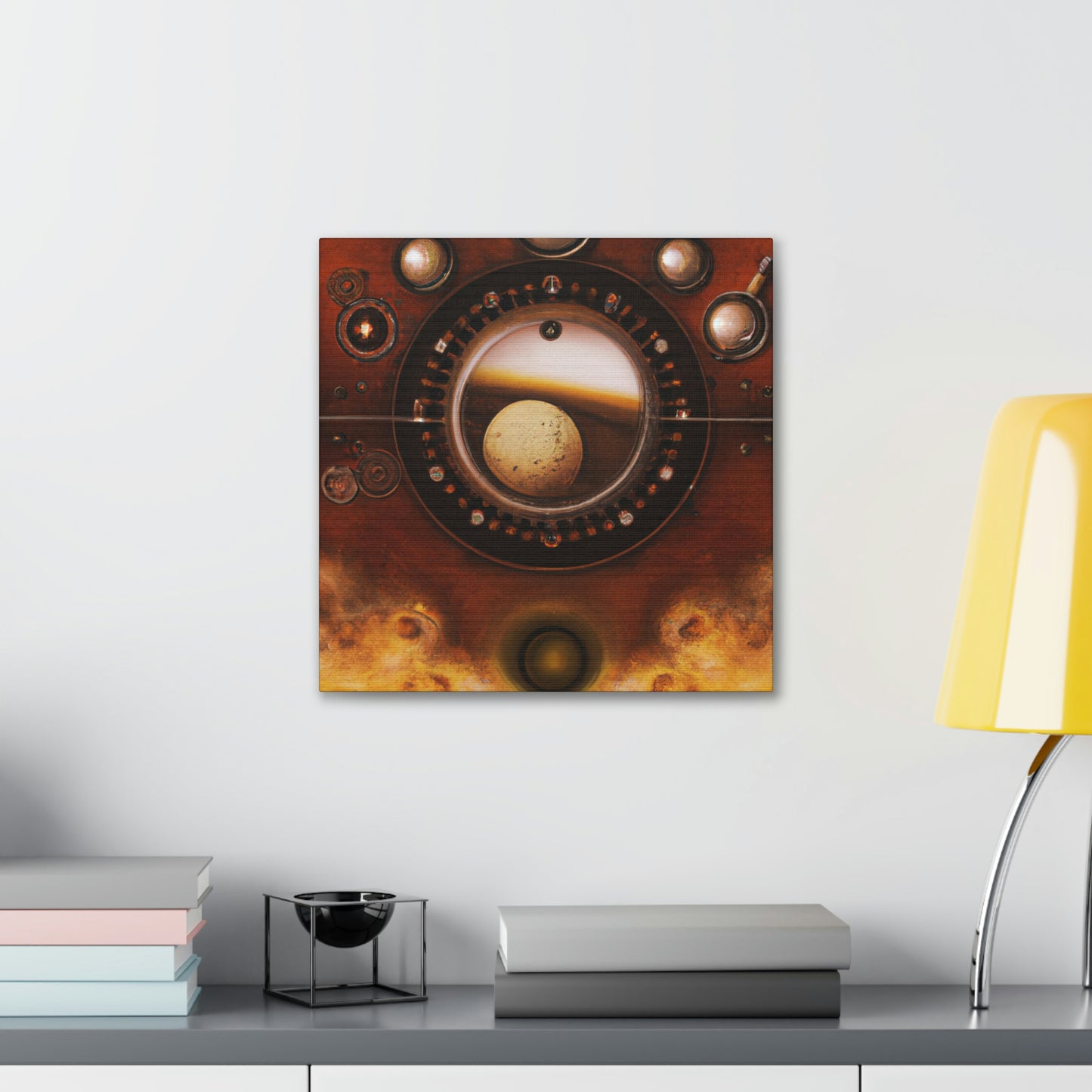 Mars of Clockwork Clock - Canvas