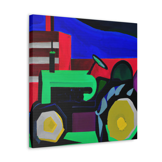 "Tractor Reimagined Deco" - Canvas