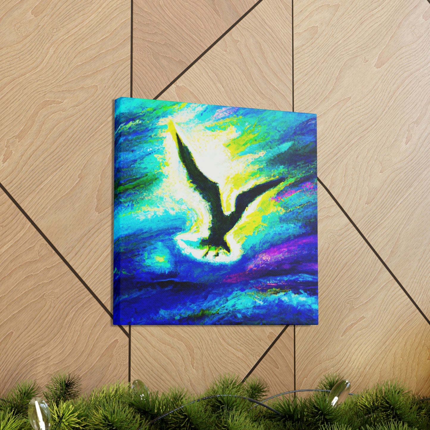 Seagull in Flight - Canvas