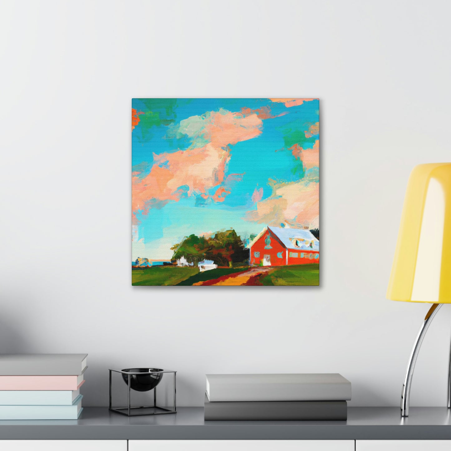 "Homestead at Sunrise" - Canvas