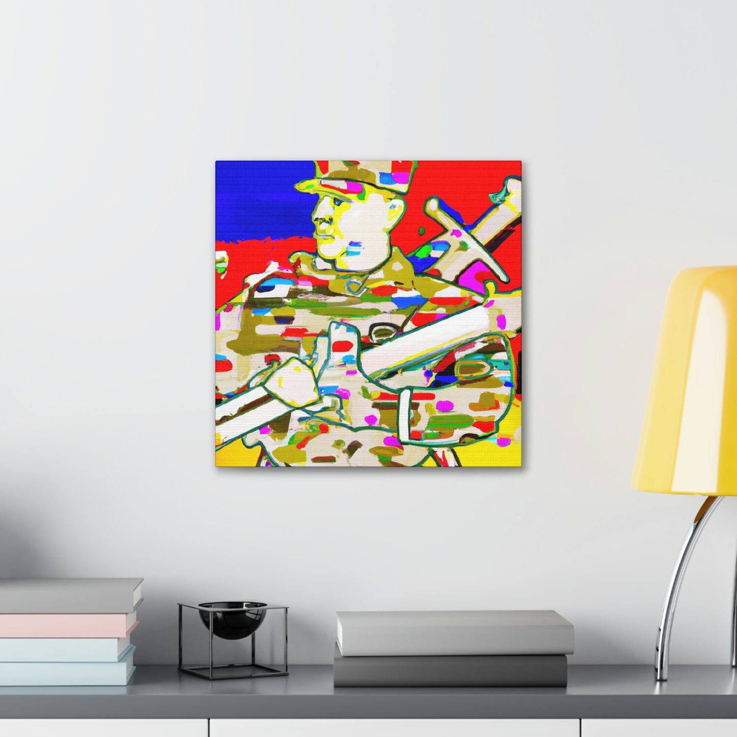 "Artilleryman in Splendor" - Canvas