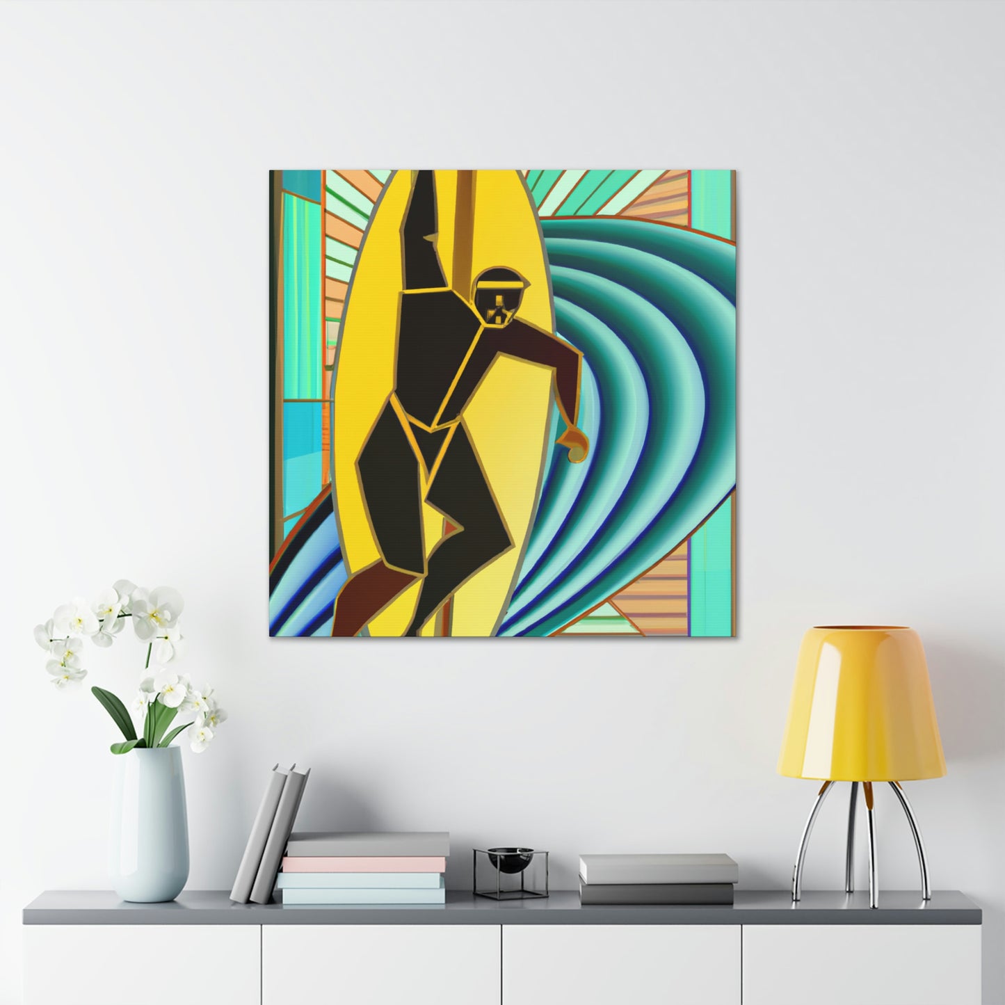 "Surfing the Jazz Age" - Canvas