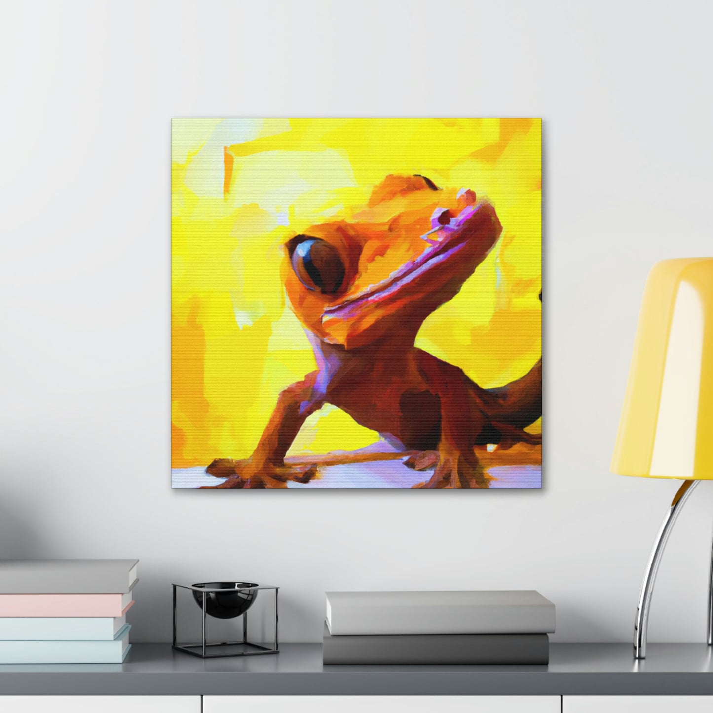 Gecko's Surreal Dream - Canvas